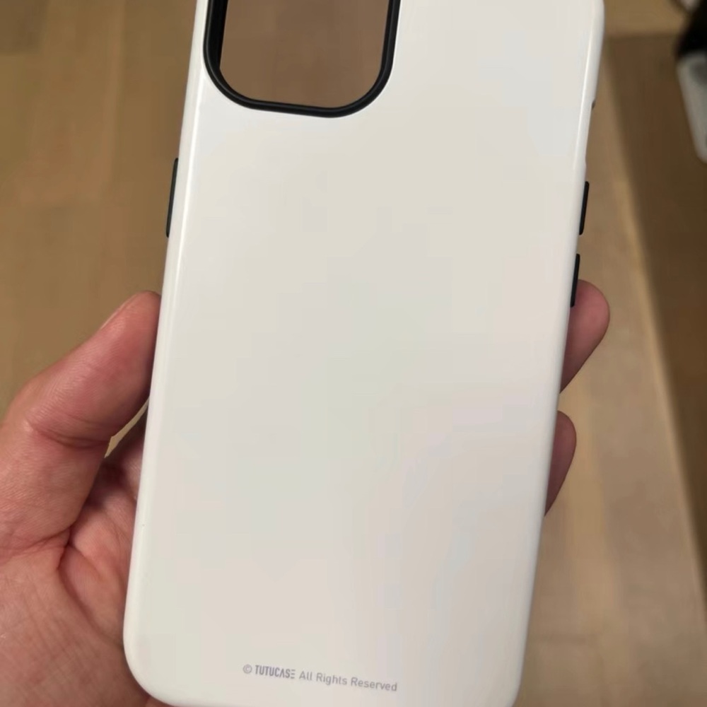 White Protective Phone Case - Slim Durable Cover